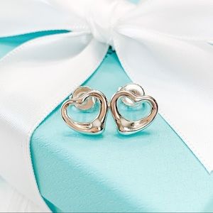 Tiffany & Co. Elsa Peretti Open Heart Earrings